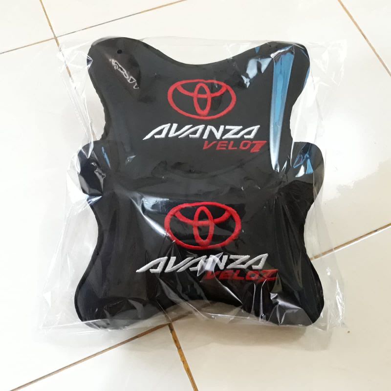 bantal toyota avanza veloz headrest aksesoris interior mobil avanza
