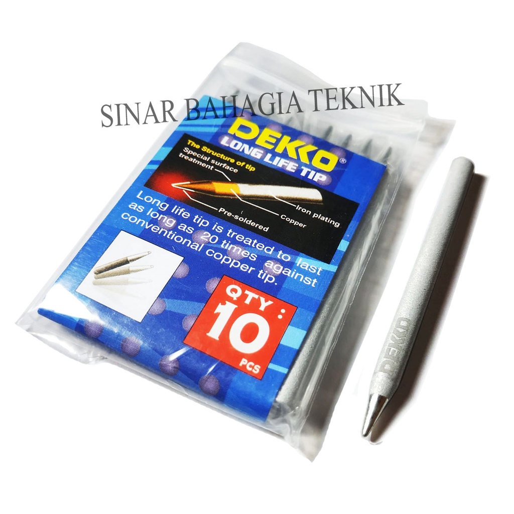 DEKKO MATA SOLDERAN UNTUK 60W - DEKO SOLDER TIP 60 W - REFILL GANTI MATA SOLDER 60 WATT - 60 WAT - U