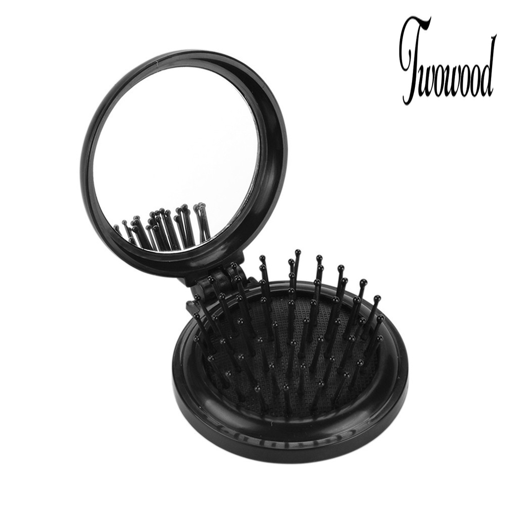 Sisir Tata Rambut Mini Portable Bahan Plastik Gaya Retro Untuk Pesta