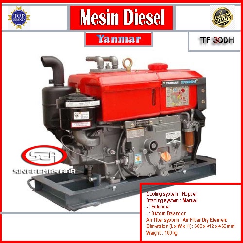 Mesin Diesel Yanmar TF300H