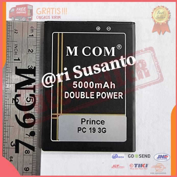 Acc Hp Baterai Mcom Prince Pc19 Pc 19 Pc 19 3G Double Power 5000Mah