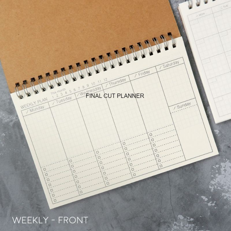 

SPIRAL NOTEBOOK / LOVELY DEER WEEKLY MONTHLY PLANNER baru Loose Leaf