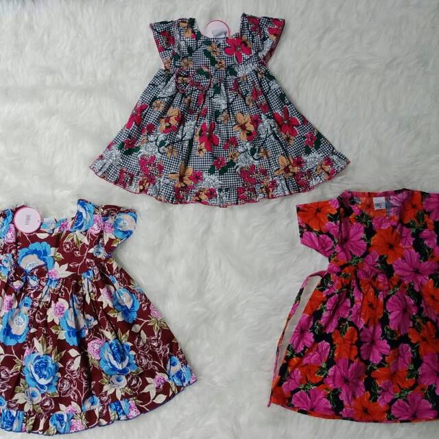 Dress motif anak 1thn size S