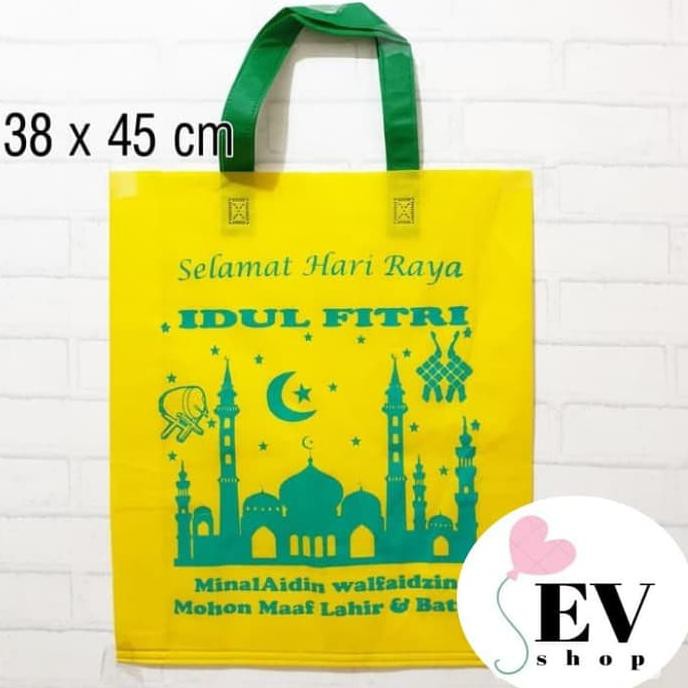 

Silahkan Order Tas Kain Souvenir / Goodie Bag Lebaran / Kantong Idul Fitri - Large