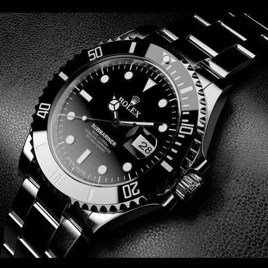 Jam Rolek Original Rolex Submariner Jam Tangan Pria Rantai Date