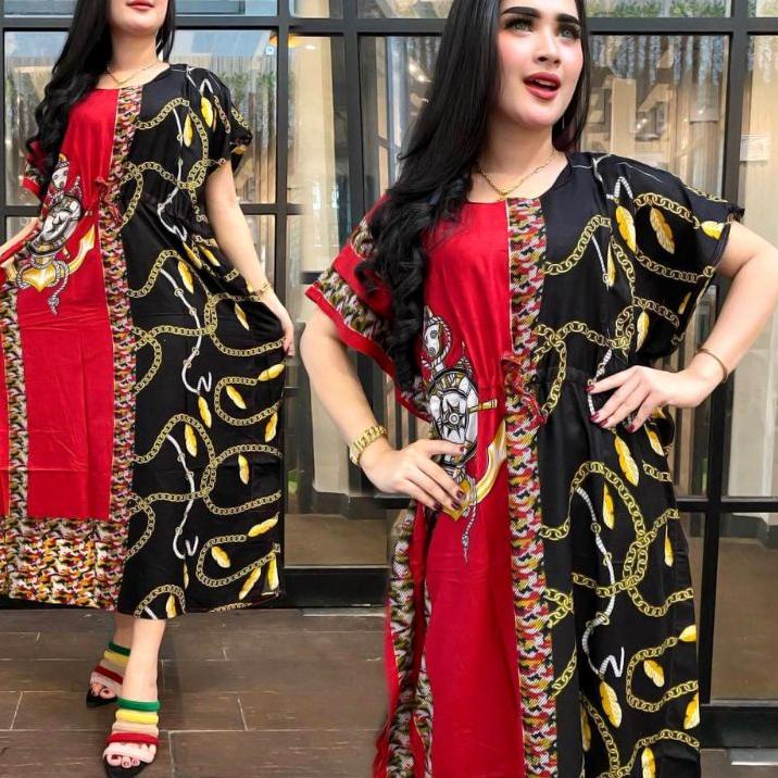 Langsung Beliii.. DRESS LOWO | DASTER LOWO MOTIF RANTAI