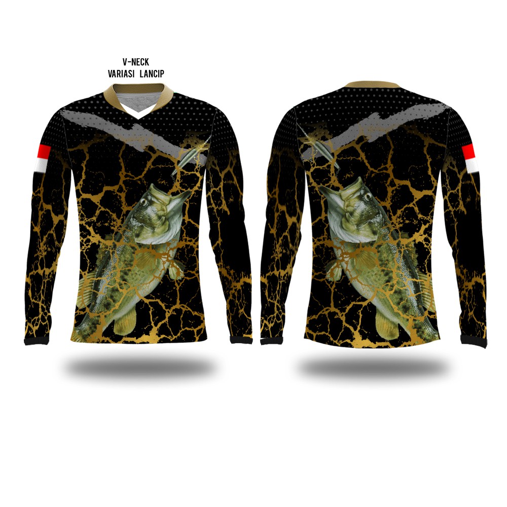  Kaos  jersey jersy mancing  mania fishing Lengan  Panjang  