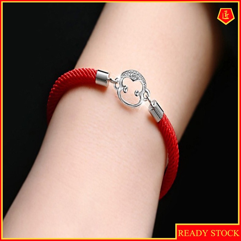 [Ready Stock]Fashion Diamond Monkey Hollow Bracelet