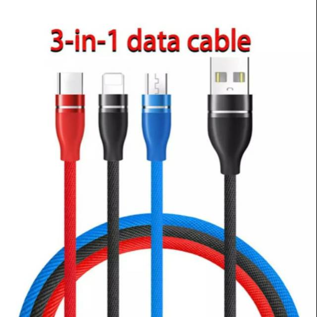 Joyseus USB Cable 3 in 1 - multicolor