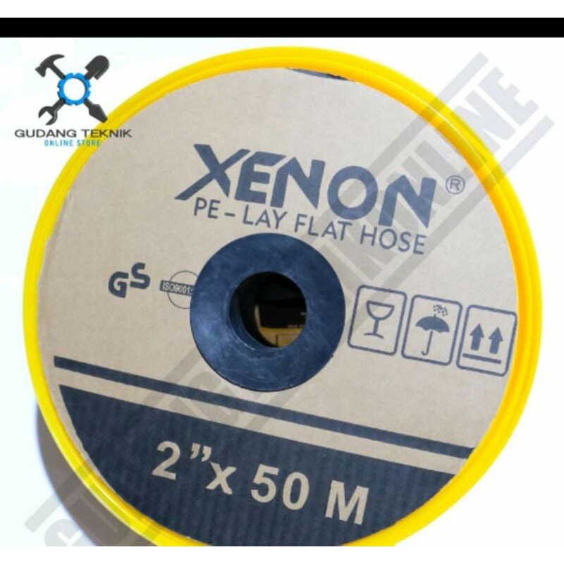 Selang Output Disel 2inch-Dim / Selang Plastik Irigasi Sawah / Selang PE Xenon | Tebal dan murah