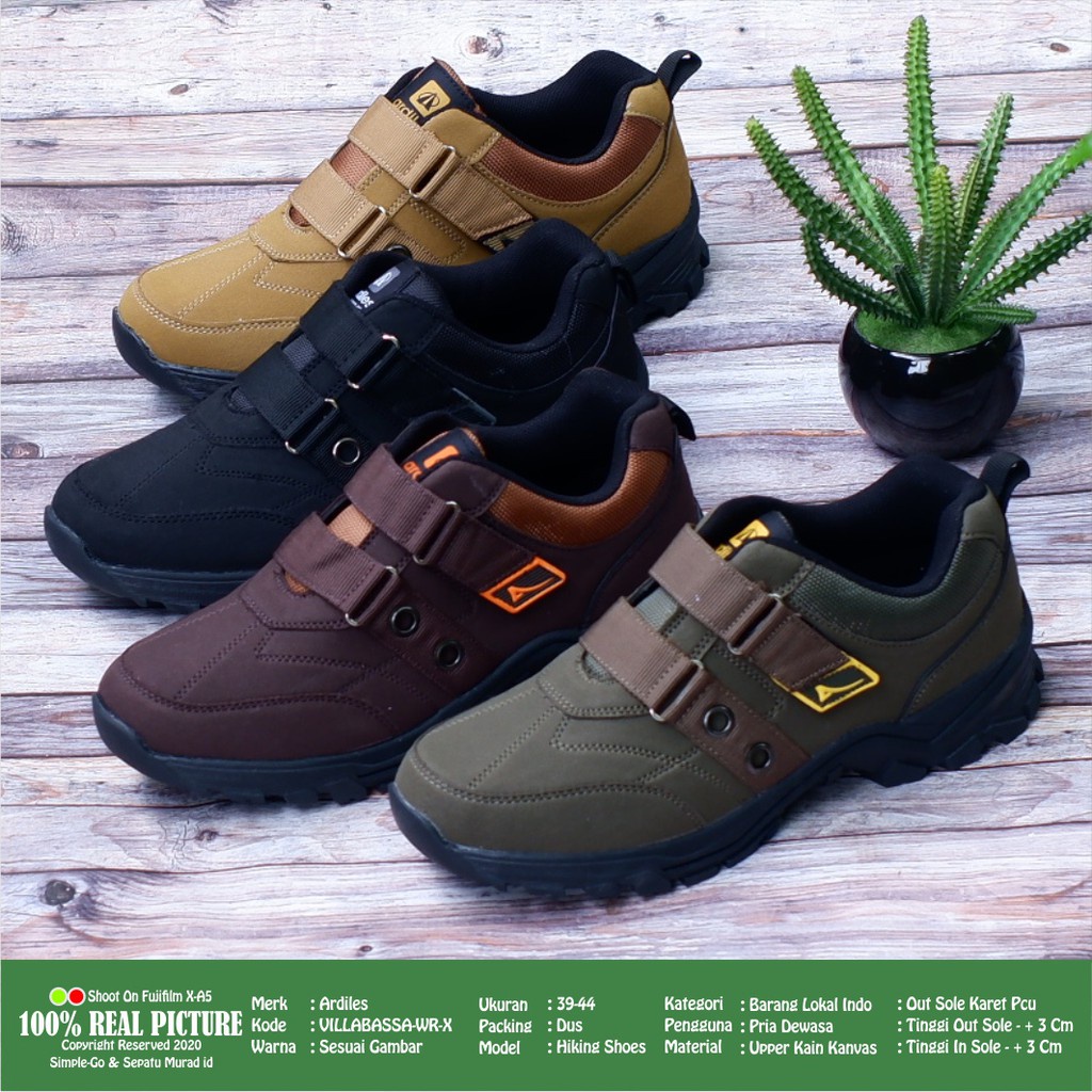 HIKING SHOES ARDILES villabassa SIZE 38-43 SEPATU GUNUNG UNISEX SIZE 38-43 SEPATU HIKING bisa untuk PRIA WANITA