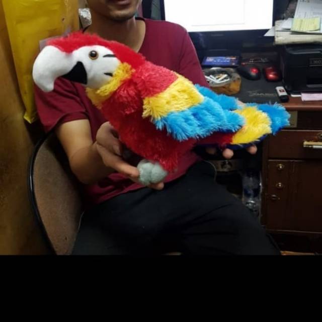 Boneka burung kakatua