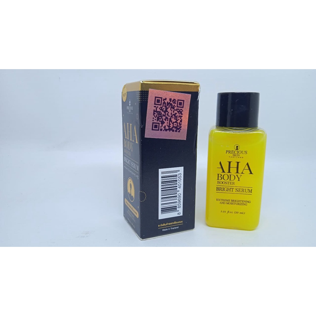 AHA mimi white Body Booster Bright Serum Precious Skin Brightening Moisturizing 30ml Menutrisi dan Menyamarkan Noda Hitam Di Kulit