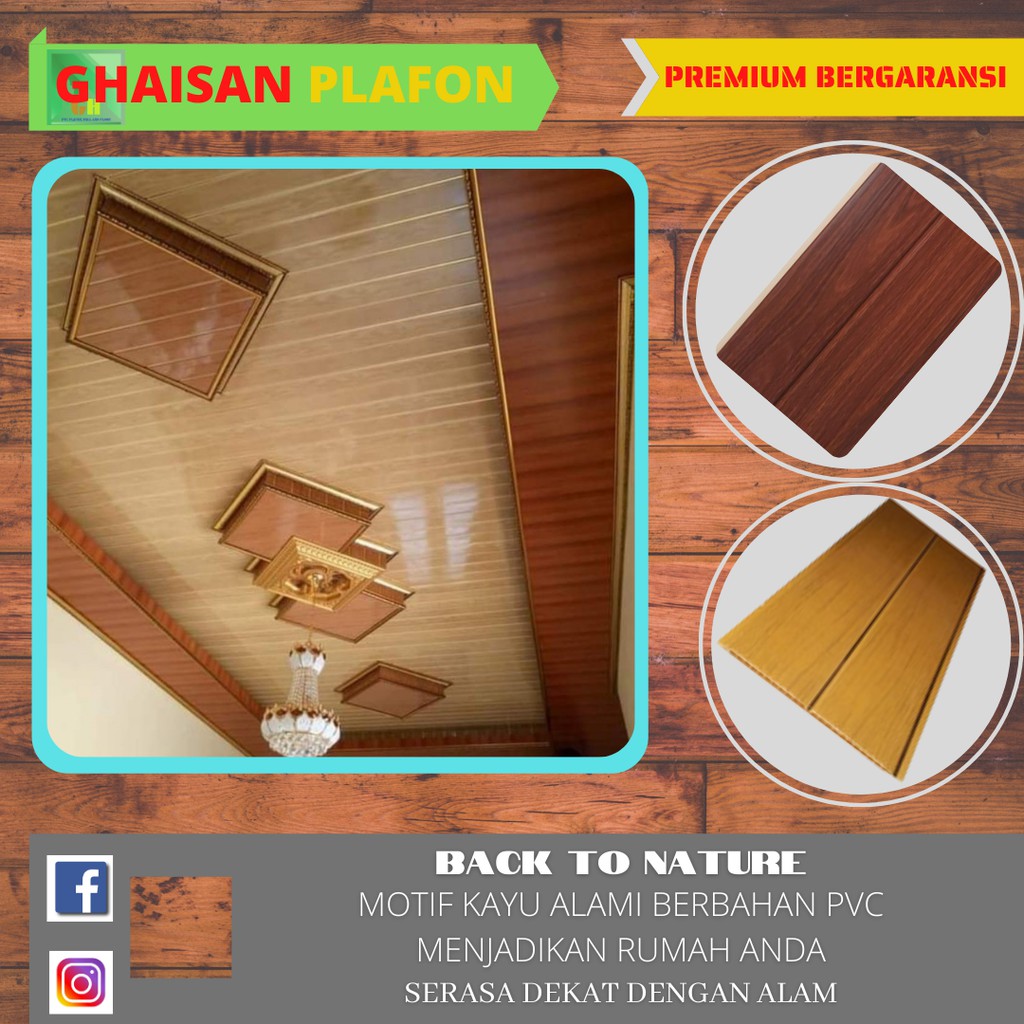 PLAFON PVC BERMOTIF ELEGANT/PVC MURAH BERGARANSI/PLAFON PVC