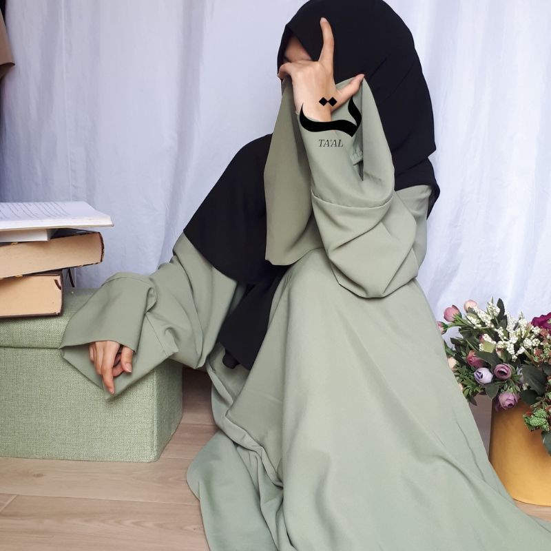 Jual GEALOUS Baju Gamis Abaya Turkey Hitam Polos Mewah Terbaru Kekinian