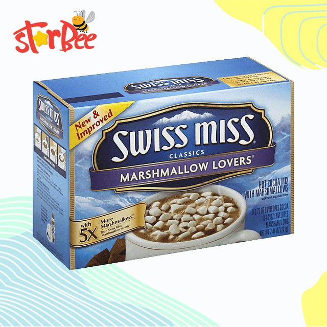Swiss Miss Marshmallow Lovers - 1 Box isi 8 Sachet