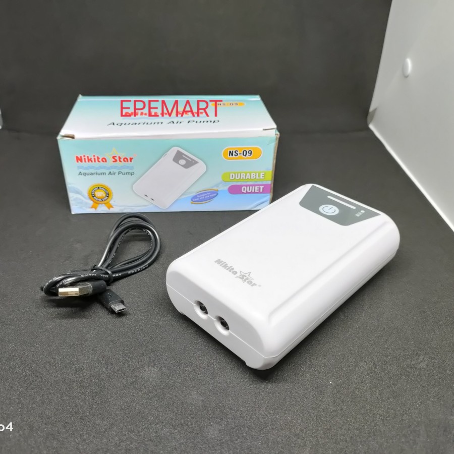 NS Q9 AC / DC AIRPUMP AERATOR 2 LUBANG NIKITA STAR