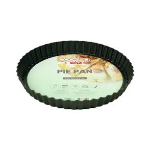 l02008 Baker Pie Pan Loyang Pie 20cm Stainless Steel Bongkar Pasang