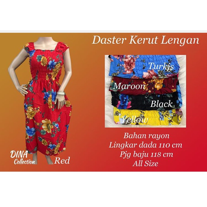 Daster Kerut Lengan Size panjang