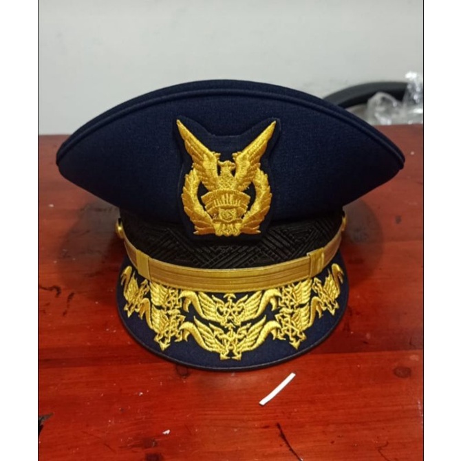 Topi Pet PDU TNI AU Exlusive Ciputat Asli Kualitas Terbaik