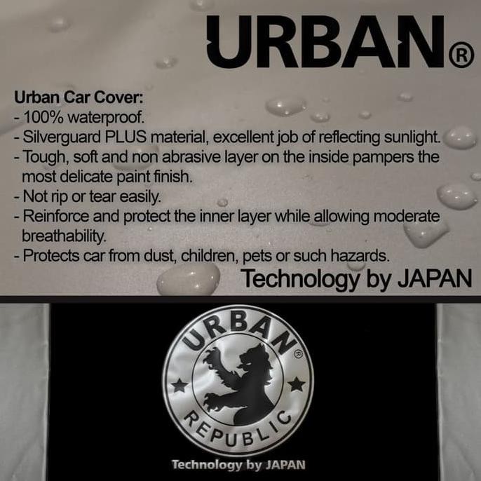 Sarung Sepeda Bicycle Cover Waterproof Urban Trek Giant Lapierre - All Black