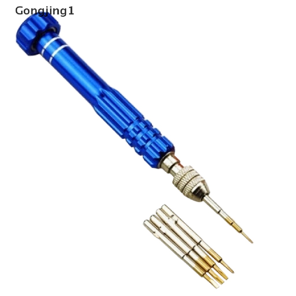 Gongjing1 5 in 1 Set Obeng Presisi Torx Untuk Reparasi Handphone / Jam Tangan