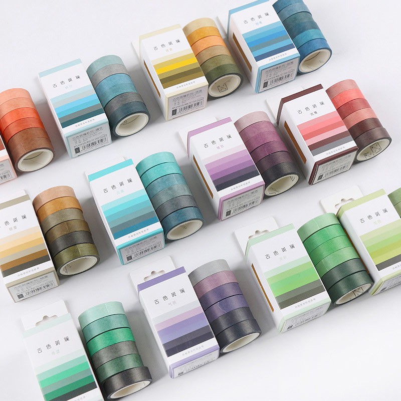 

MASKING TAPE SET 6PCS SHADES OF COLOR
