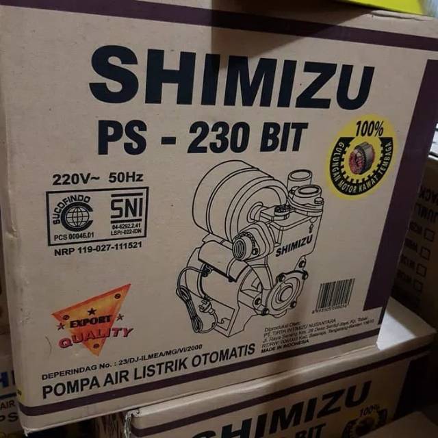 Shimizu Pompa Air Listrik Otomatis  PS 230 BIT