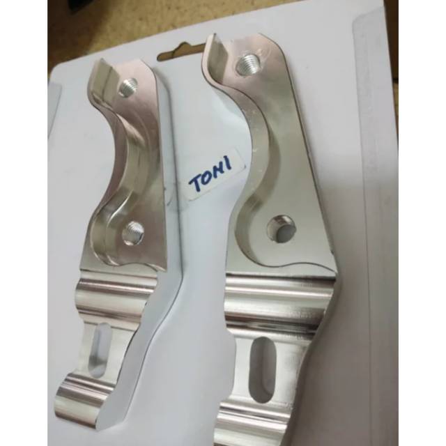 Breket monoblok kaliper full cnc yamaha nouvo vixion untuk piringan cakram 220 mm