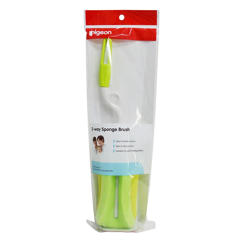 Pigeon 2 Way Sponge Brush Sikat Botol