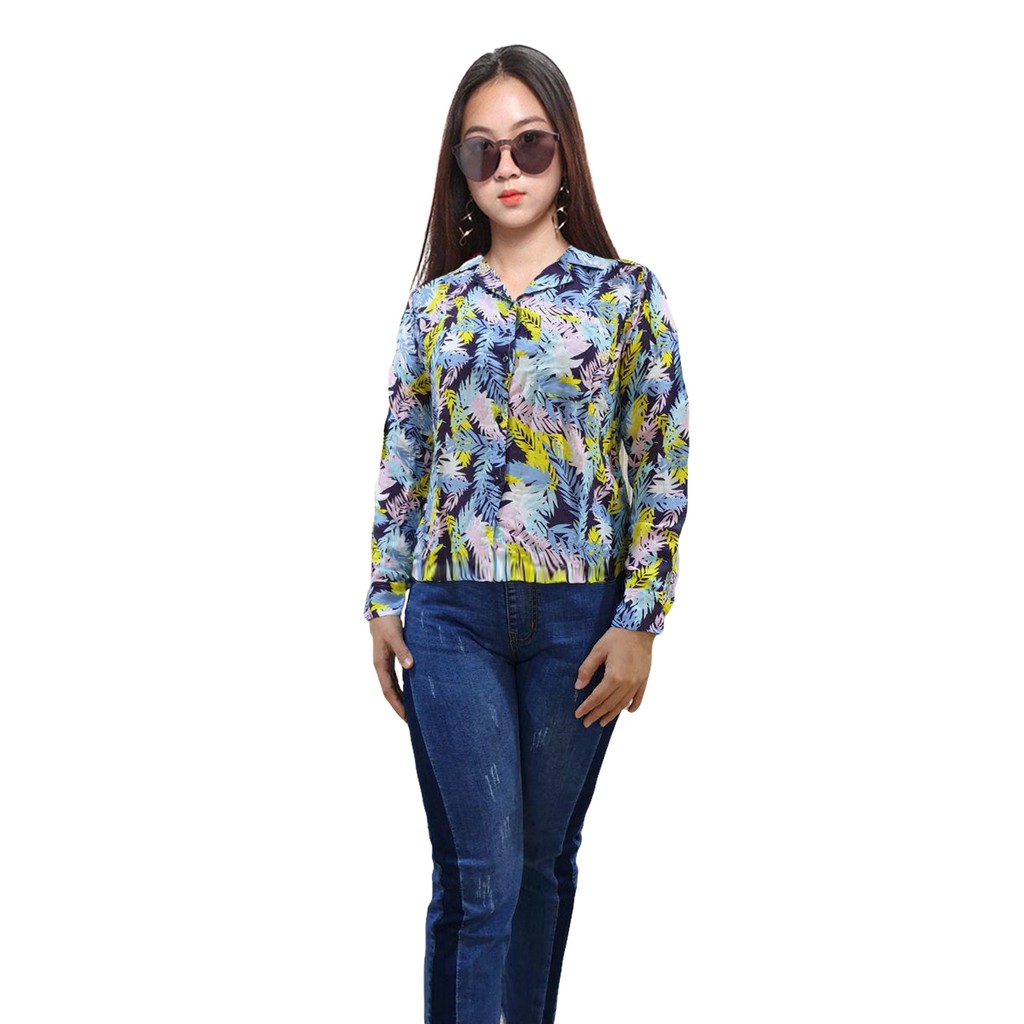 NEW official | kemeja pastel lengan panjang | kemeja wanita | blouse wanita