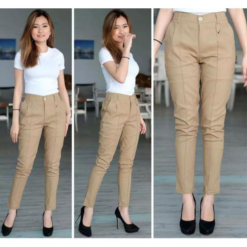 BAGGY PANTS STREET CELANA PANJANG WANITA CELANA KANTOR KERJA