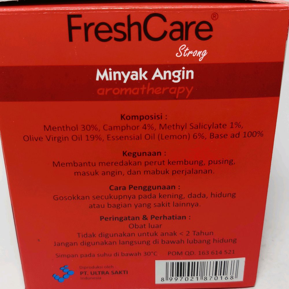 Freshcare Aromatherapy Roll On 10ml - Strong Hot 1Box Isi 12