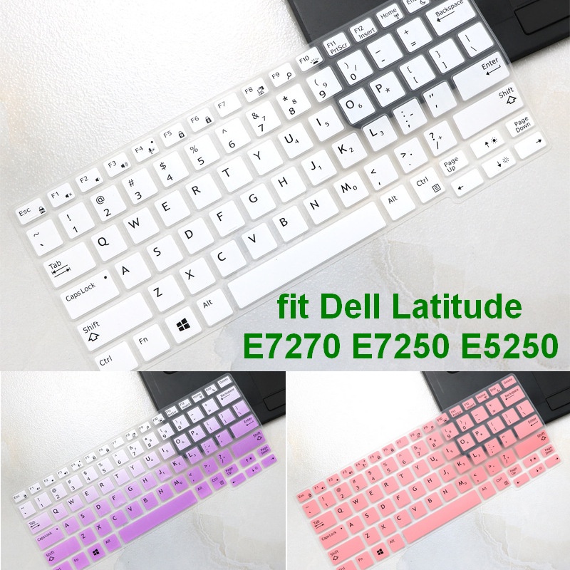 Dell Latitude E7270 E7250 E5250 Cover Pelindung Keyboard Bahan Silikon Tpu Lembut