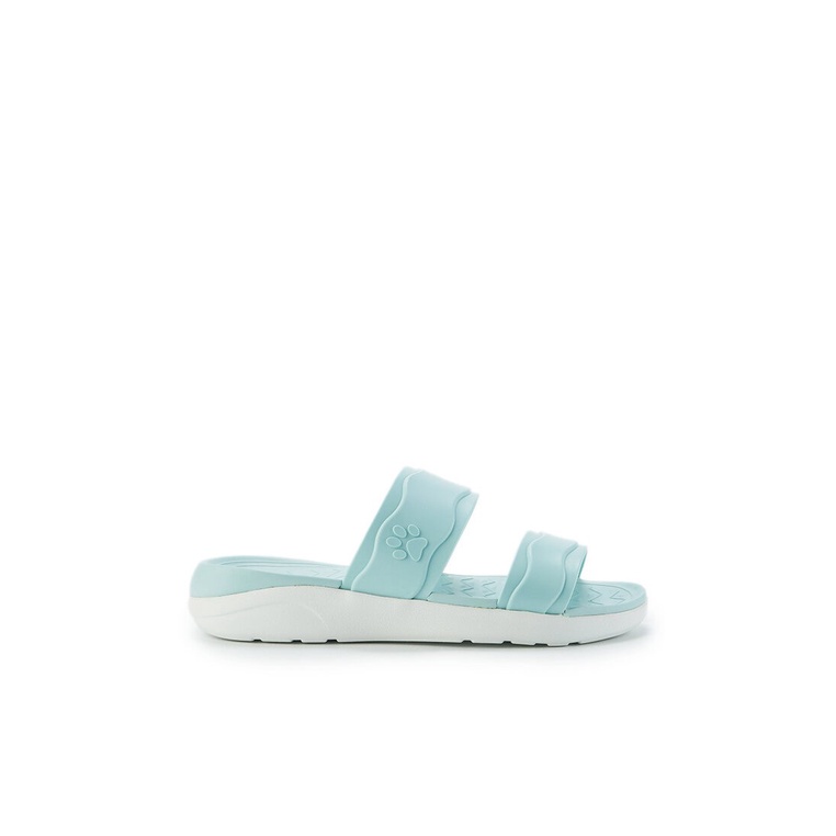 SANDAL SLIDE WANITA HUSH PUPPIES ORIGINAL CASUAL BRANDED BLUE HW32