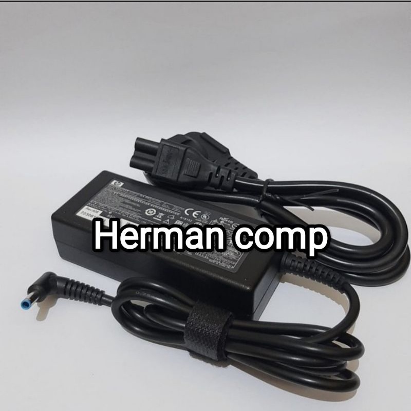 Original Adaptor Charger Laptop/NoteBook HP 19.5V 2.31A Blue Pin 45W