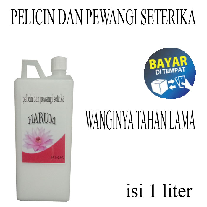 pelicin setrika dan pewangi pakaian aroma mollto blue isi 1 liter