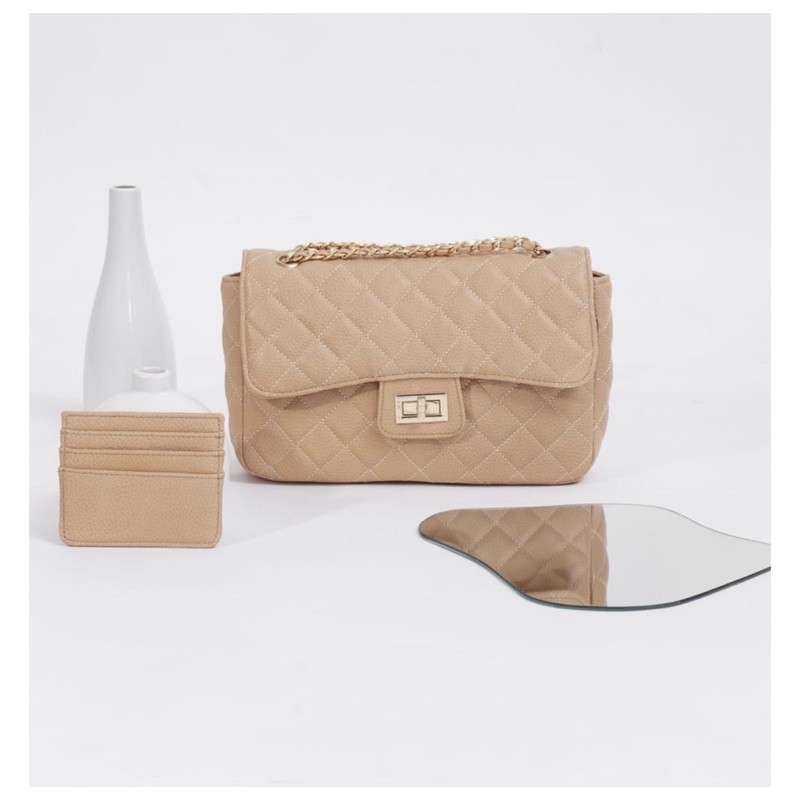 Boston bag by Local Id Beige