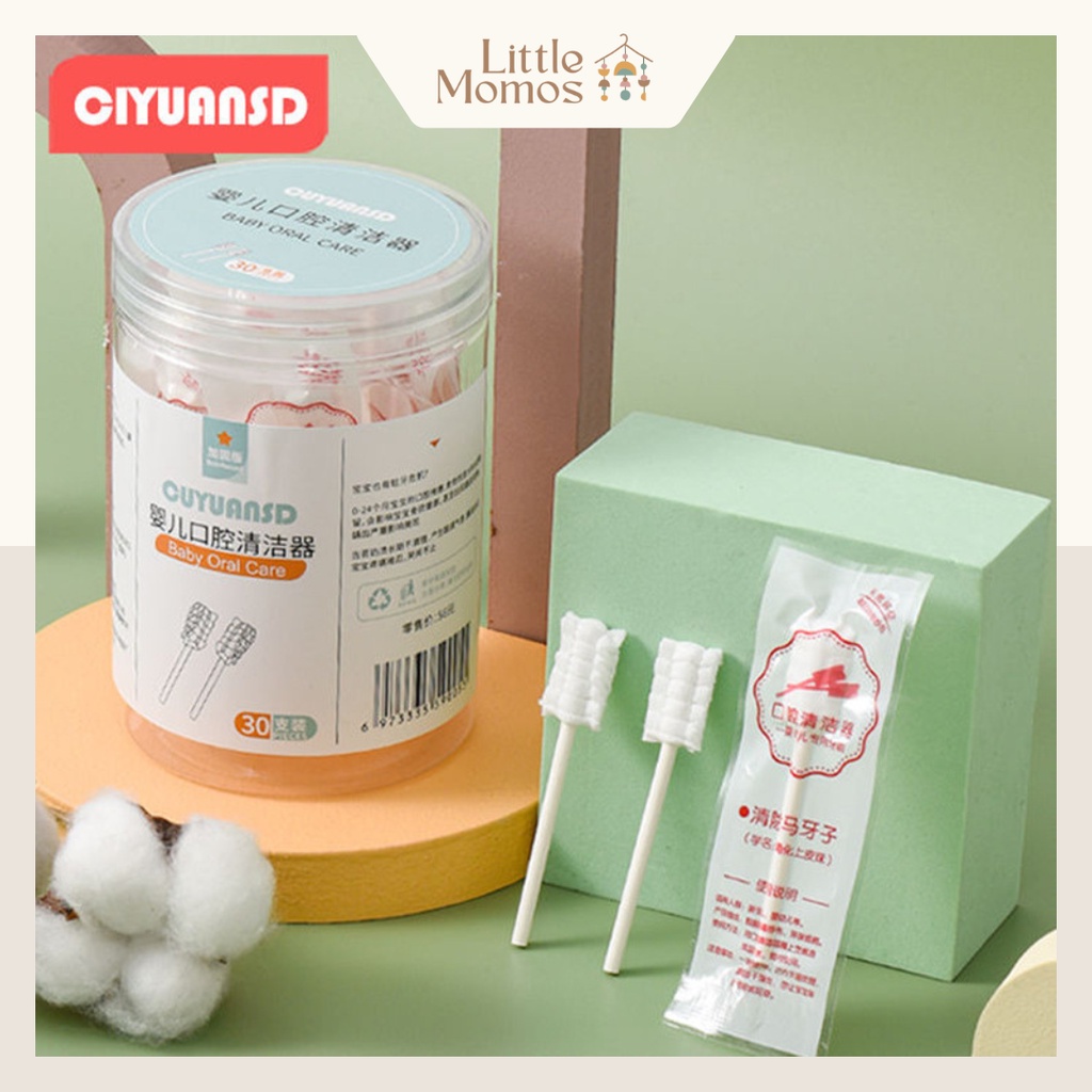 Little Momos Kasa Pembersih Lidah Bayi Sikat Lidah Bayi New Born Baby Oral Cleaner 0-1 Tahun