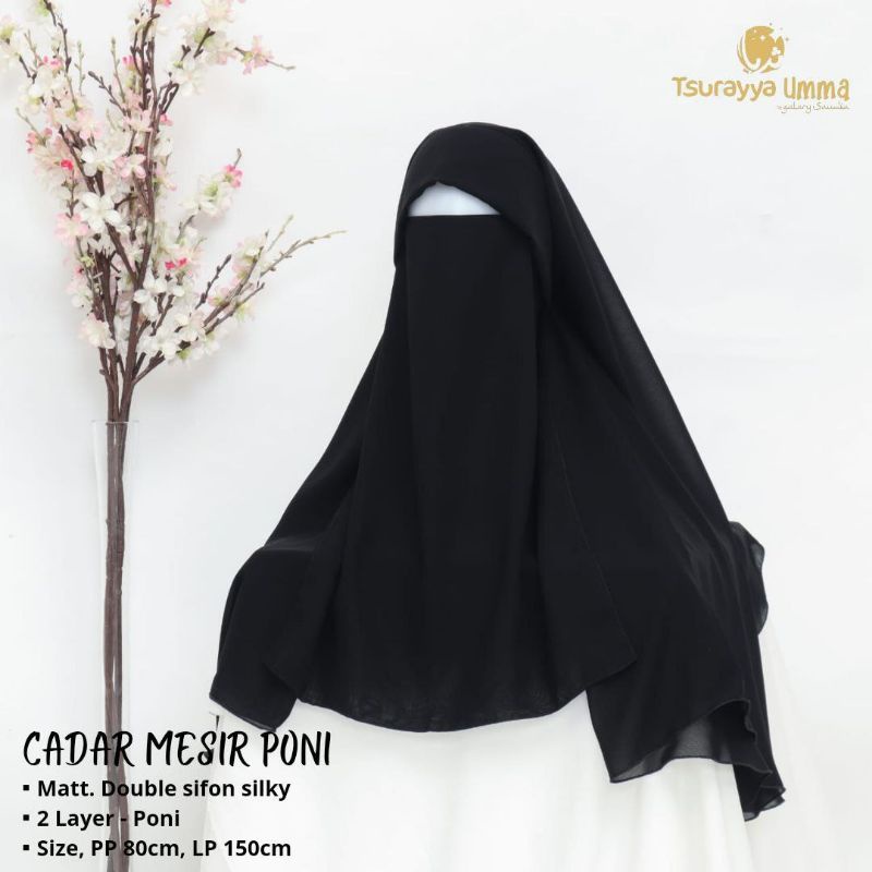 Cadar Mesir Poni | Niqob Mesir