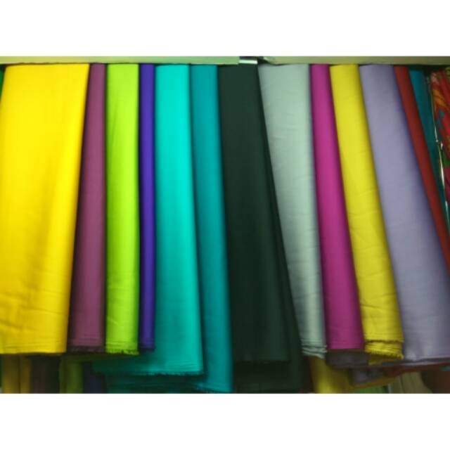 Semi sutra halus polos(meteran)