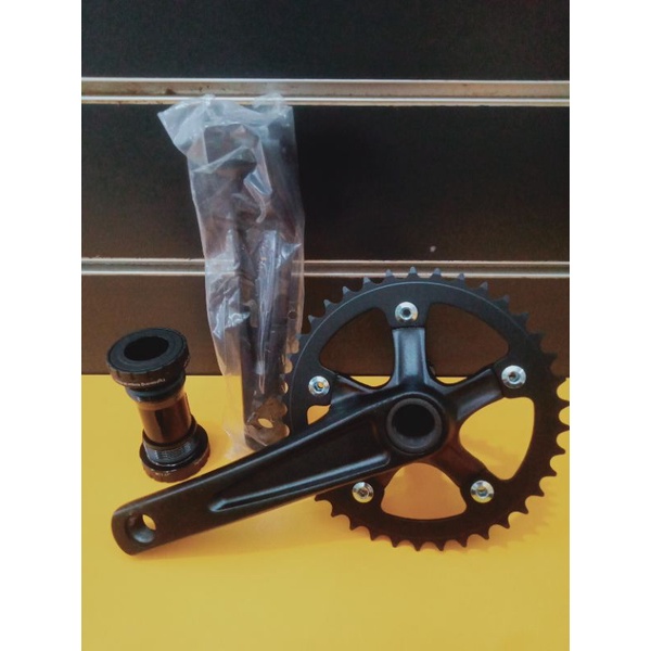 CRANK SET BMX RACE MINI 155 X 38T BB 24 MM