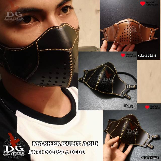 MASKER KULIT ASLI MODEL TERBARU - MASKER KENDARAAN