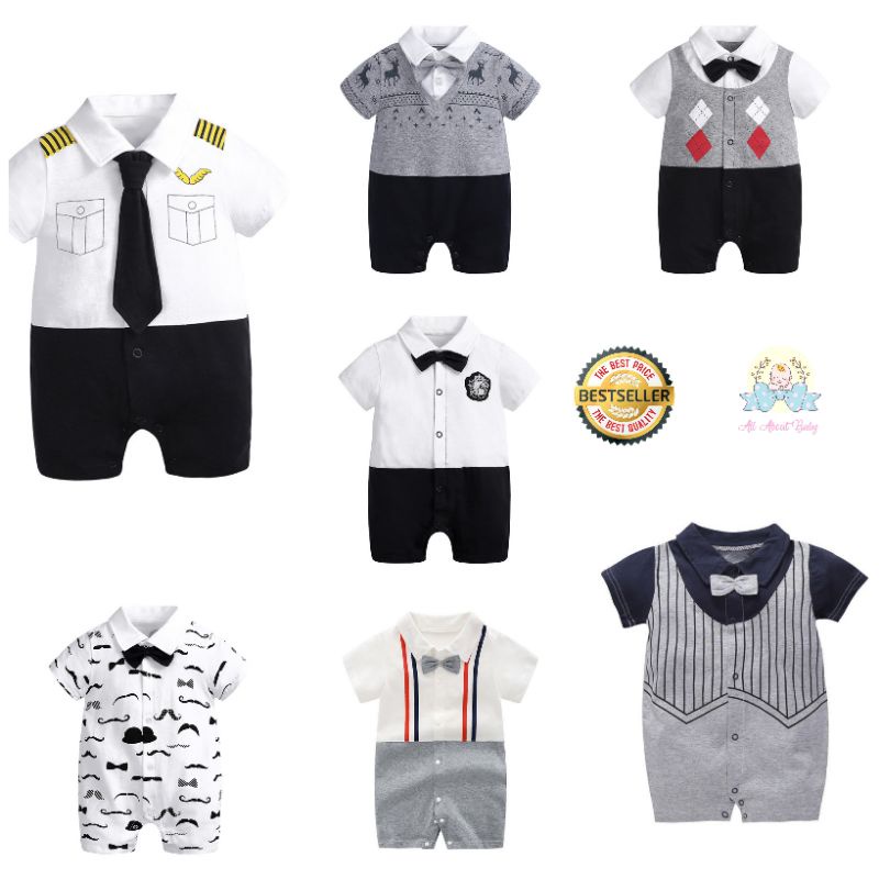 JUMPSUIT BABY BOY / JUMPER BAYI LAKI-LAKI 0-2 tahun