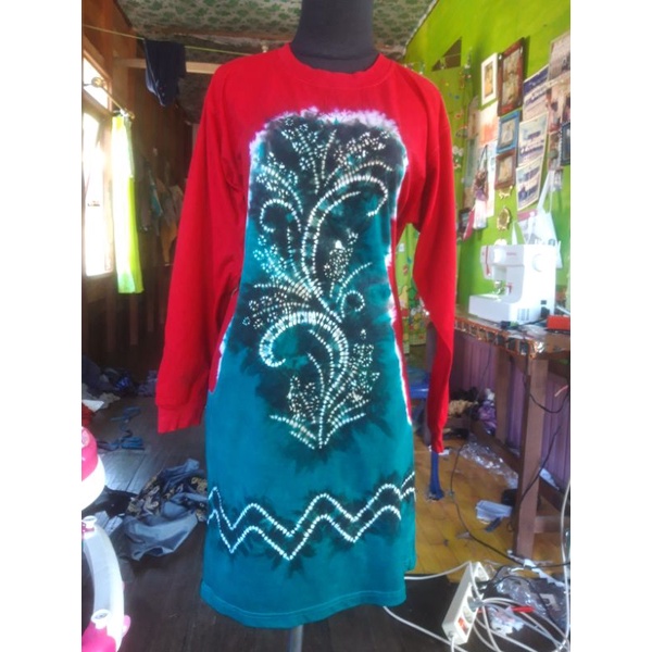 kaos tunik dan oblong sasirangan