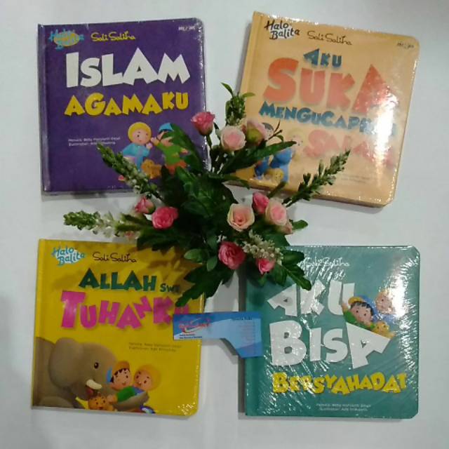 Halo Balita Board Book Allah Tuhanku Islam Agamaku - Buku Cerita Anak Bayi