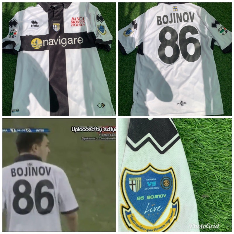 jersey Parma Match Worn Bojinov