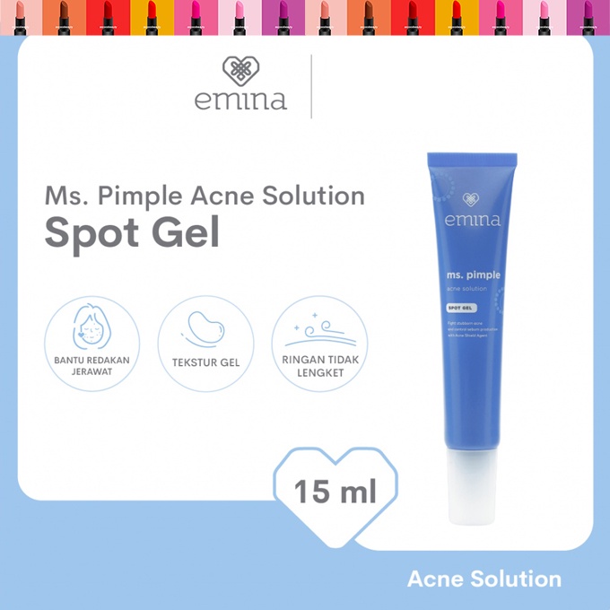 Emina Ms. Pimple Series | SPOT Gel Face Wash Moisturizing Gel Toner Acne Solution ✰ ascocobeauty ✰