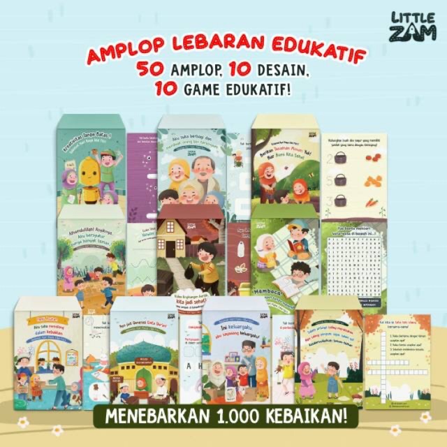 

Amplop Lebaran Edukatif by Little Zam