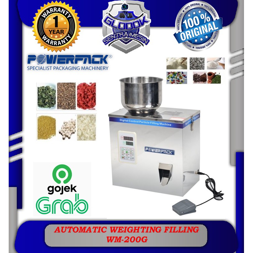 

Mesin Pengisi Bubuk Powder & Granule Timbangan Bubuk WM-200G